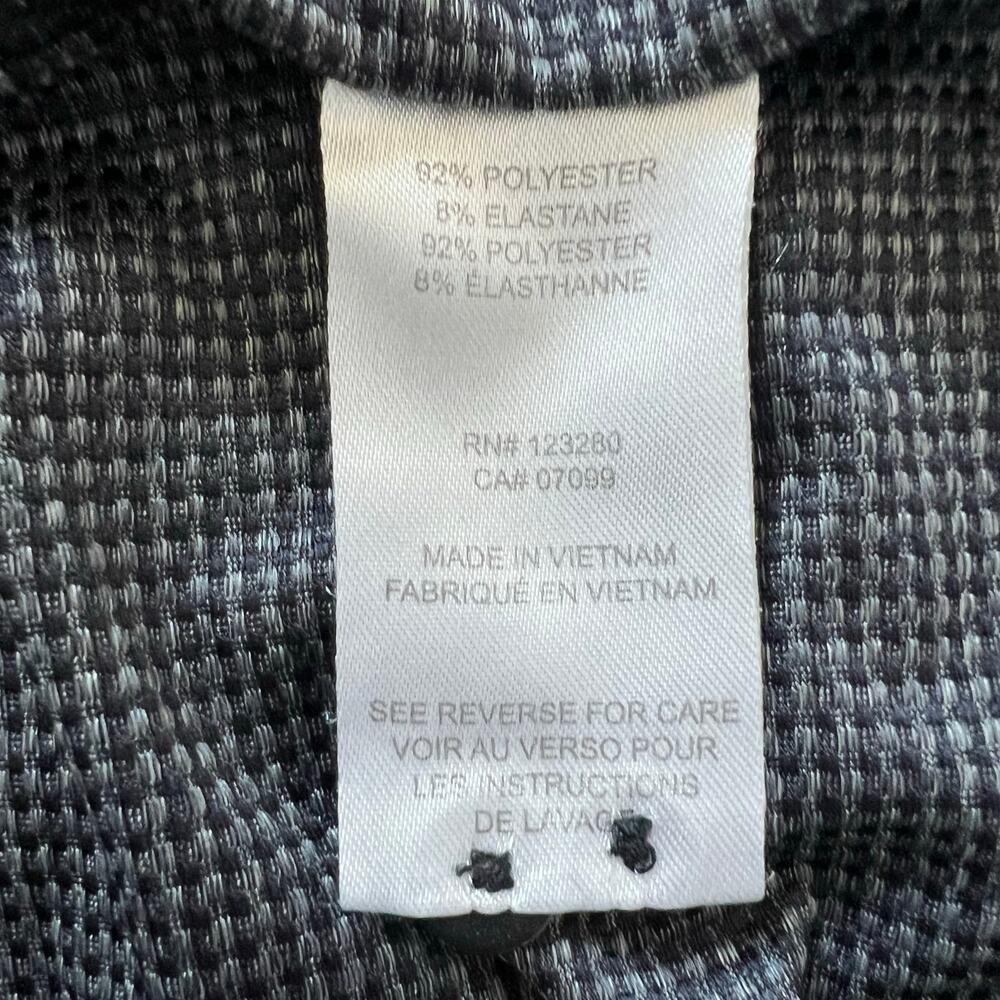 Travis Mathew‎ Gray Check Collared Button Down Shirt Long Sleeve Polo - Picture 7 of 8